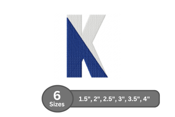 Charming Twin Fill Alphabet - K for Apparel