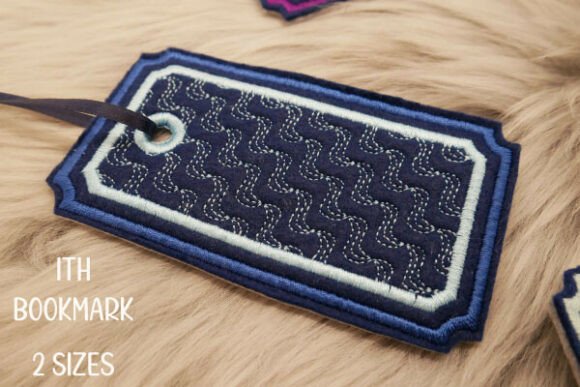 Minimalist ITH Bookmark: A Delicate Gift