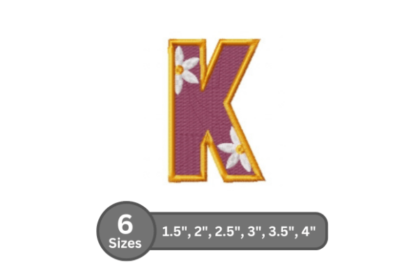 Review: Daisy Joy Alphabet - K for Embroidery Projects