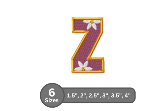 Stylish and Versatile: Daisy Joy Alphabet- Z